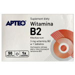 Apteo witamina B2, tabletki, 3 mg