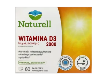 Zdjęcie produktu Naturell Witamina D3, tabletki