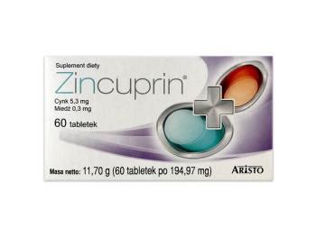 Zincuprin, tabletki