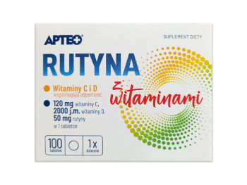 Apteo rutyna, tabletki