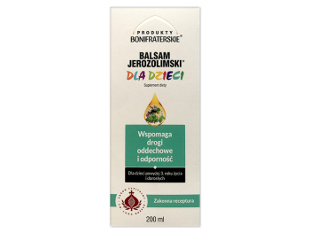 Balsam jerozolimski dla dzieci, syrop