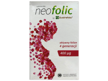 Neofolic, tabletki ulegające rozpuszczeniu w jamie ustnej, 400 µg