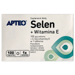 Apteo Selen + wit. E, tabletki