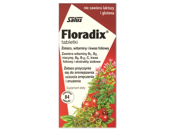 Gaia Herbs tabletki żelaza Floradix