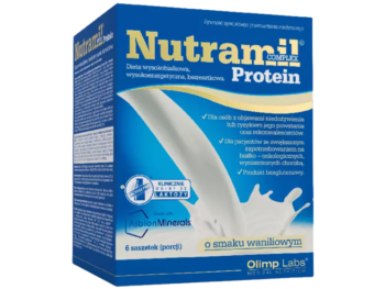 Olimp Nutramil Complex Protein, smak waniliowy, saszetki