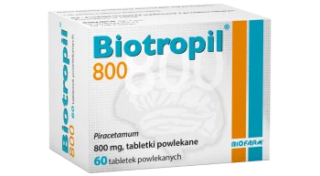 Zdjęcie produktu Biotropil 800, tabletki powlekane, 800 mg