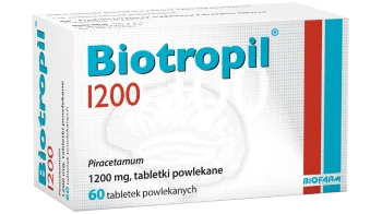 Zdjęcie produktu Biotropil 1200, tabletki powlekane, 1200 mg