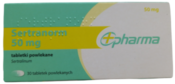 Sertranorm, tabletki powlekane, 50 mg