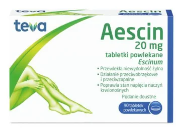Zdjęcie produktu Aescin, tabletki, 20 mg