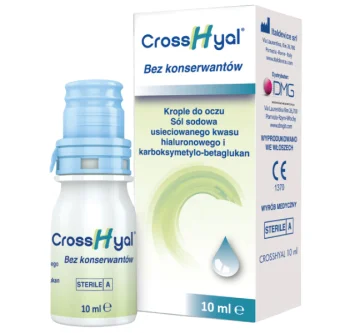 Zdjęcie produktu CrossHyal krople do oczu z kwasem hialuronowym