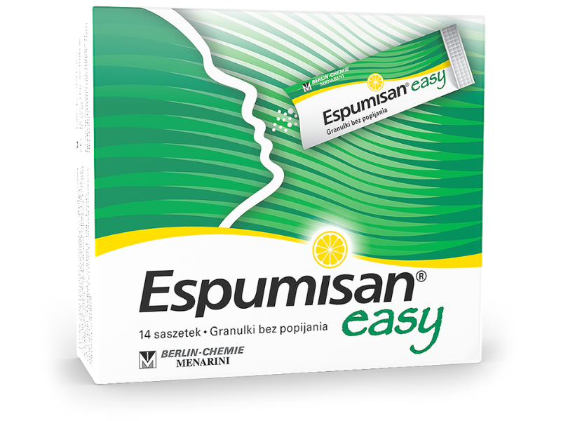 Zdjęcie przedstawia wyrób medyczny Espumisan easy.