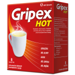 Gripex HOT, saszetki, 650 mg + 10 mg + 50 mg