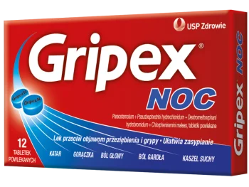 Zdjęcie produktu Gripex Noc, tabletki