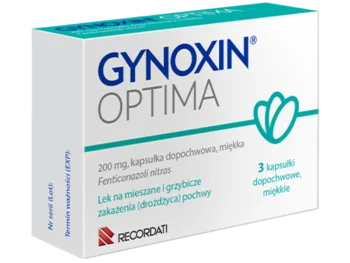 Zdjęcie produktu Gynoxin Optima, kapsułki dopochwowe, 200 mg