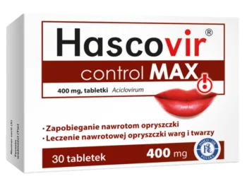 Zdjęcie produktu Hascovir control MAX, tabletki, 400 mg