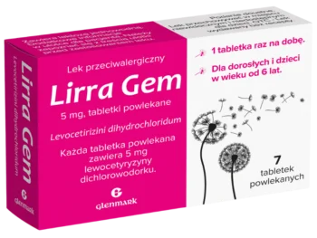 Zdjęcie produktu Lirra Gem, tabletki, 5 mg