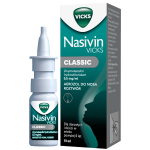 Nasivin Classic, aerozol do nosa, 0,5 mg/ml