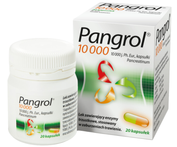 Pangrol, kapsułki, 10 000 j.m.