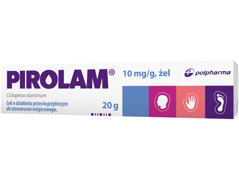 Zdjęcie przedstawia lek bez recepty Zdjęcie przedstawia secondary image dla leku bez recepty Pirolam, żel, 10 mg/g.