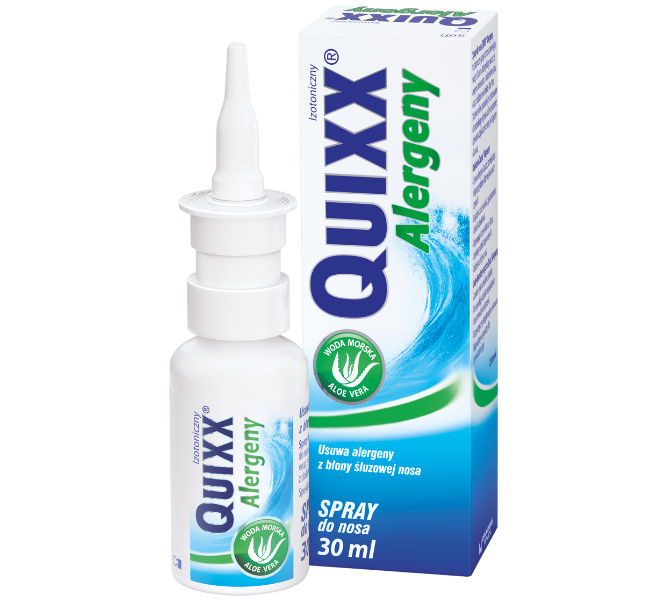 Zdjęcie przedstawia wyrób medyczny Quixx Alergeny.