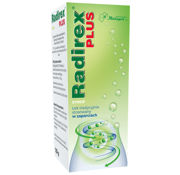 Zdjęcie przedstawia lek dostępny bez recepty Radirex Plus.