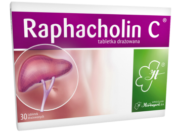 Zdjęcie przedstawia lek dostępny bez recepty Raphacholin C.