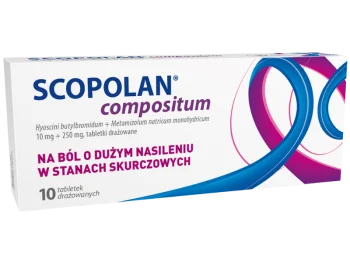 Zdjęcie produktu Scopolan Compositum, tabletki, 10 mg + 250 mg