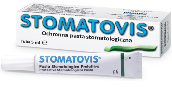 Zdjęcie przedstawia wyrób medyczny Stomatovis.