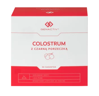 Zdjęcie produktu Genactiv Colostum z czarną porzeczką, proszek