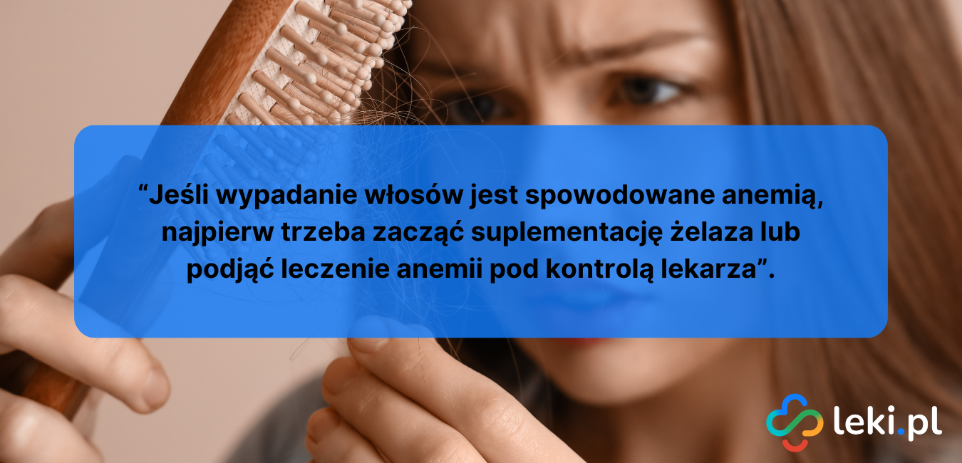 Anemia a wypadanie włosów. Żelazo a wypadanie włosów.