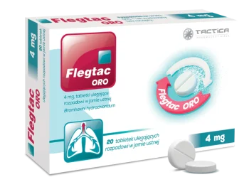 Zdjęcie produktu Flegtac ORO, tabletki, 4 mg