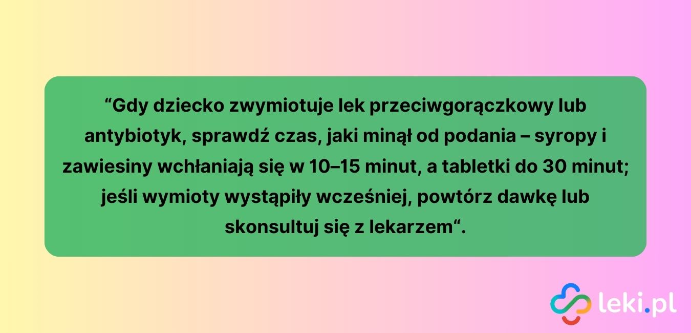 Zwymiotowany lek przeciwgorączkowy (fot. Canva).