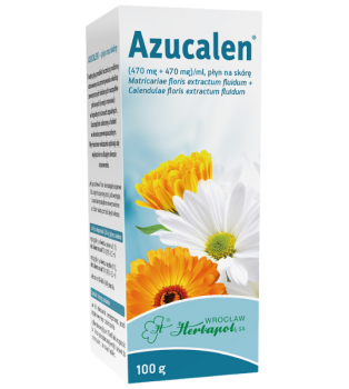 Zdjęcie przedstawia lek dostępny bez recepty Azucalen.