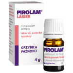 Pirolam, lakier leczniczy, 80 mg/g