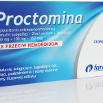 Proctomina, czopki, 200 mg + 100 mg + 150 mg