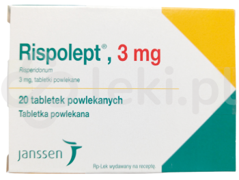 Rispolept, tabletki powlekane, 3 mg