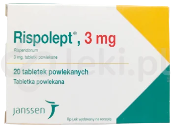 Zdjęcie produktu Rispolept, tabletki powlekane, 3 mg