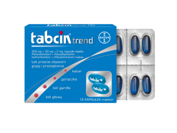 Opakowanie leku Tabcin trend.