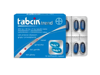 Zdjęcie produktu Tabcin Trend, kapsułki miękkie, 2 mg + 30 mg + 250 mg