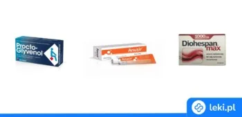 Ilustracja poradnika Leczenie hemoroidów zewnętrznych. Leki, zabiegi i wskazówki