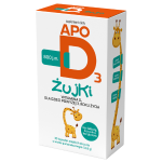 ApoD3 Żujki, smak owocowy, kapsułki do żucia, 20 µg