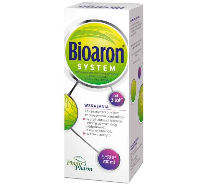 Zdjęcie przedstawia lek bez recepty Bioaron System.