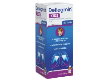 Zdjęcie produktu Deflegmin Kids, syrop, 15 mg/5 ml