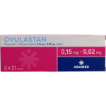 Ovulastan, tabletki, 0,15 mg + 0,02 mg