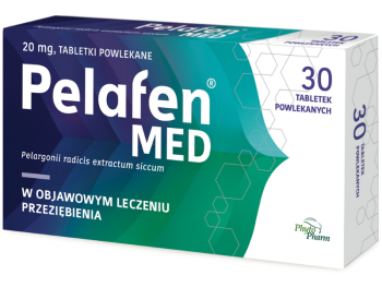 Zdjęcie przedstawia lek bez recepty Pelafen MED.