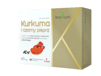 Zdjęcie produktu Biovitum kurkuma i czarny pieprz, kapsułki