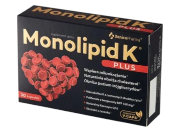 Zdjęcie produktu Monolipid K Plus na cholesterol, kapsułki