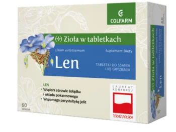 Zdjęcie produktu Colfarm Len, tabletki do ssania