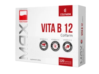 Zdjęcie produktu Colfarm Vitaminum B12, tabletki, 9 µg