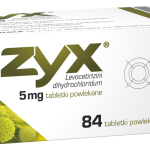 Zyx, tabletki powlekane, 5 mg